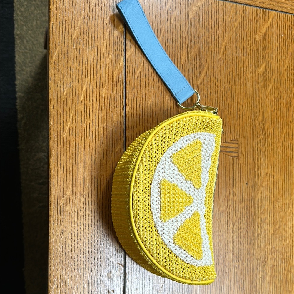 Bath & Body Works Yellow and White Citrus Clutch